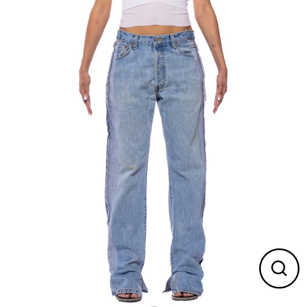 SAMI MIRO VINTAGE PORTERHOUSE JEANS IN VINTAGE LIGHT BLUE